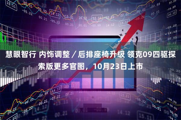 慧眼智行 内饰调整／后排座椅升级 领克09四驱探索版更多官图，10月23日上市