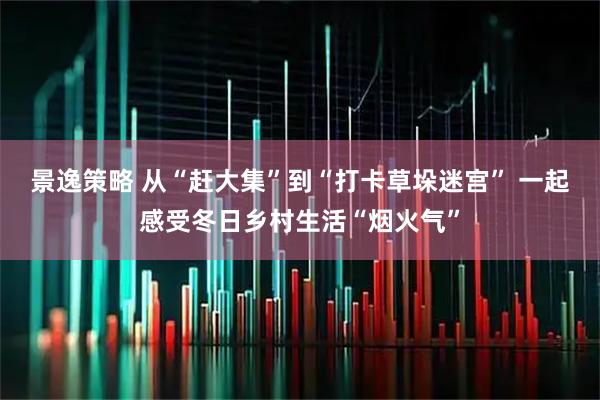 景逸策略 从“赶大集”到“打卡草垛迷宫” 一起感受冬日乡村生活“烟火气”
